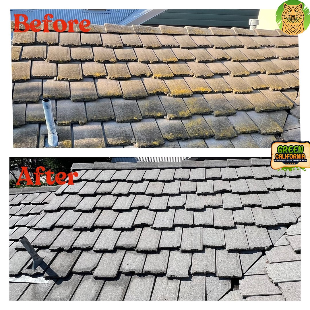 Best Quality Roof Washing/Roof Cleaning Service performed in the city of West Hollywood,Los Angeles County, California.