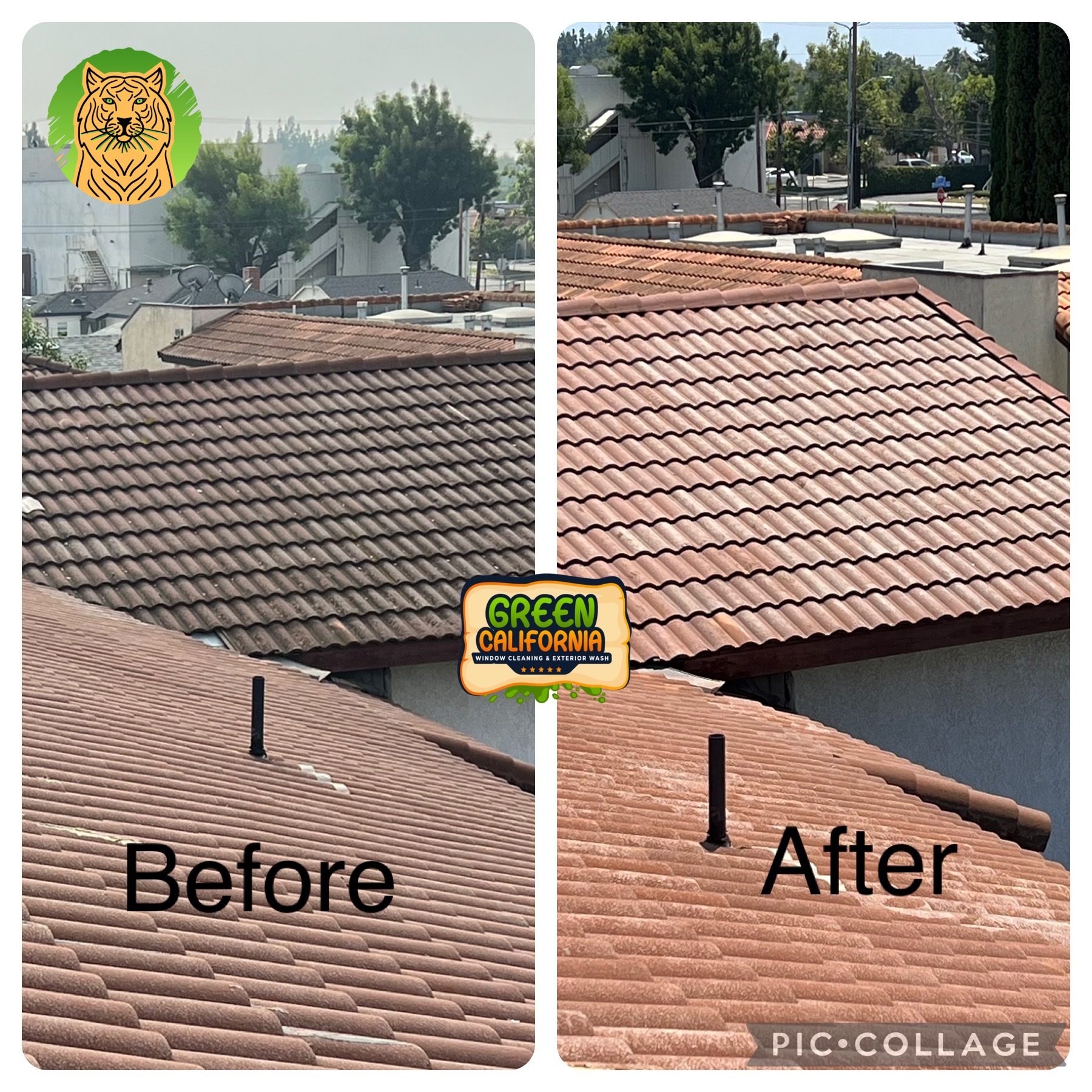 Top quality Roof Washing at Fullerton CA. Thumbnail