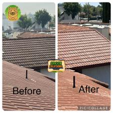 Top quality Roof Washing at Fullerton CA.
